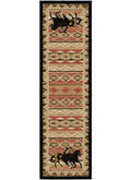 Lodge King Untamed Black Area Rug