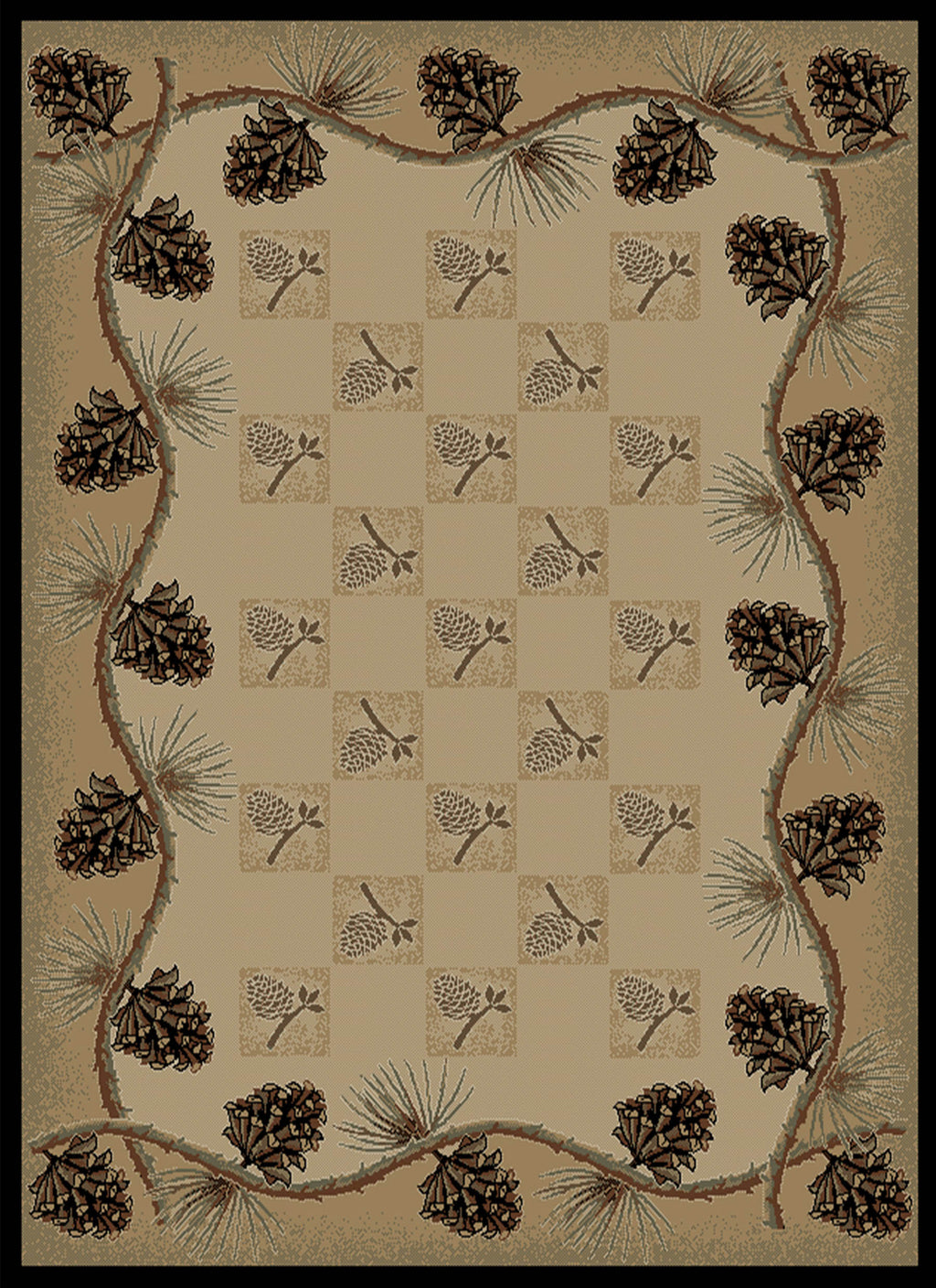 Lodge King Pine Bluff Area Rug