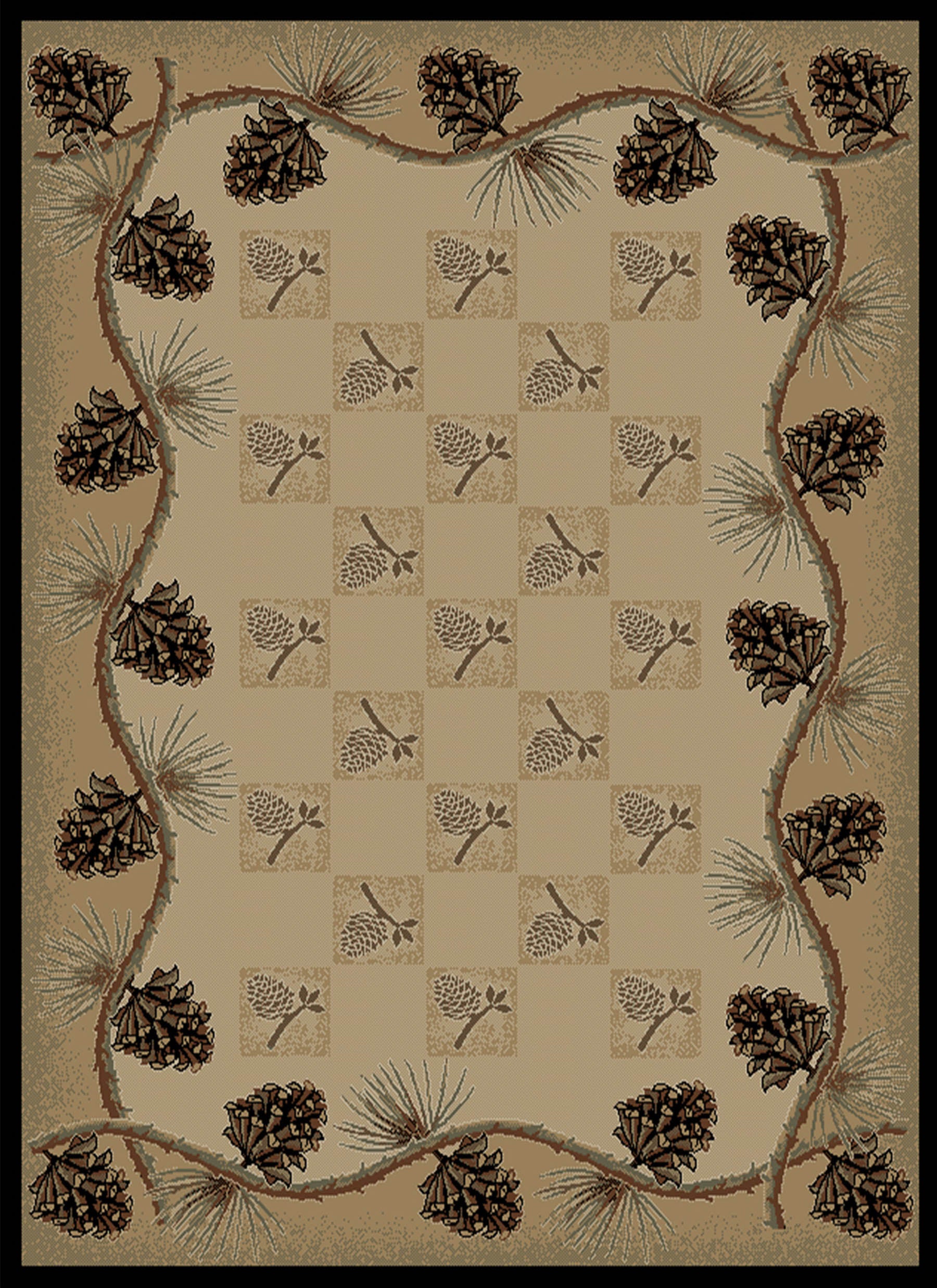 Lodge King Pine Bluff Area Rug