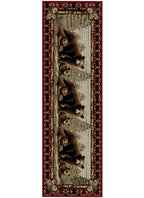 Lodge King Grizzly Gap Area Rug