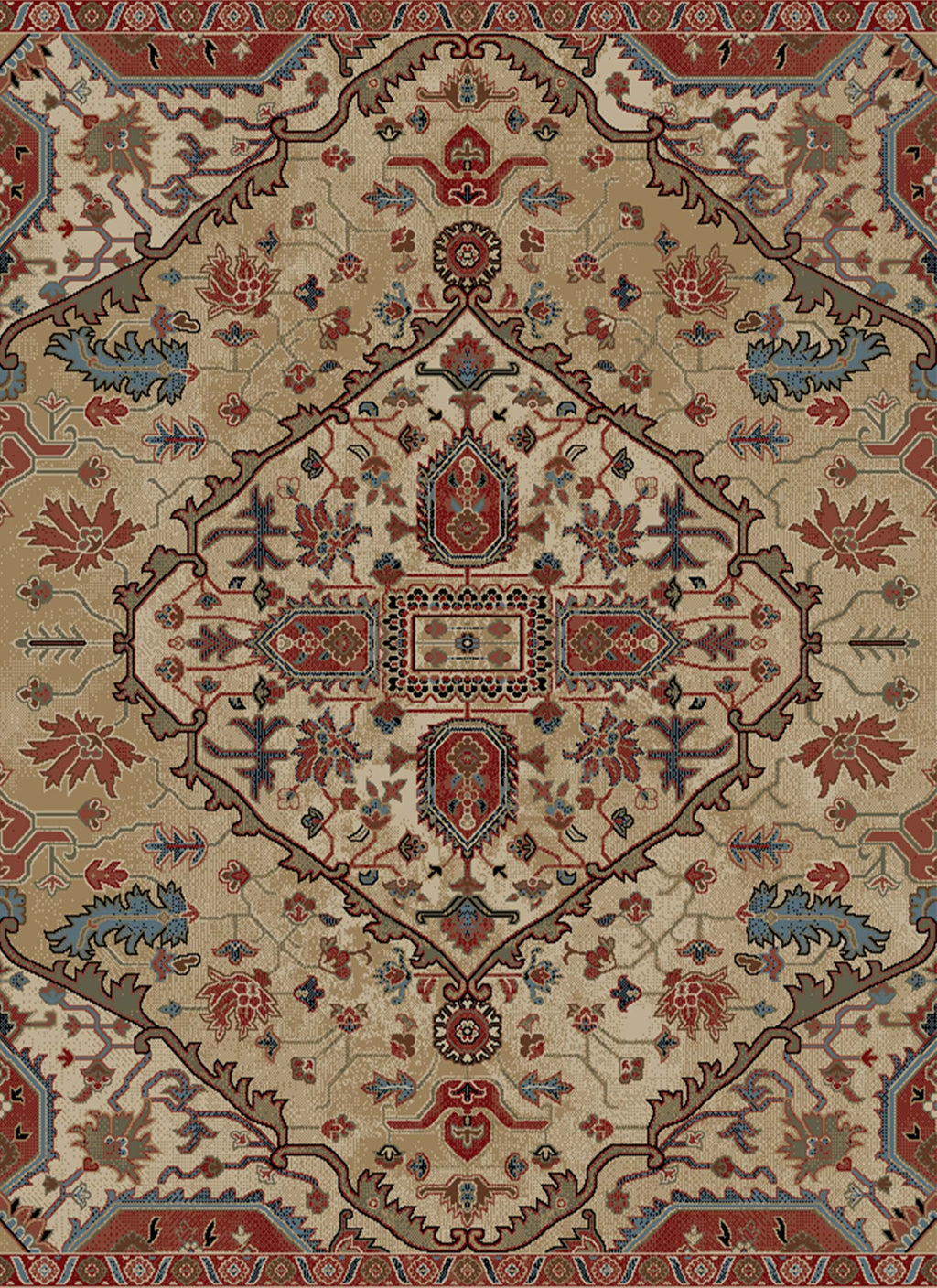 Lodge King Divine Multi Area Rug