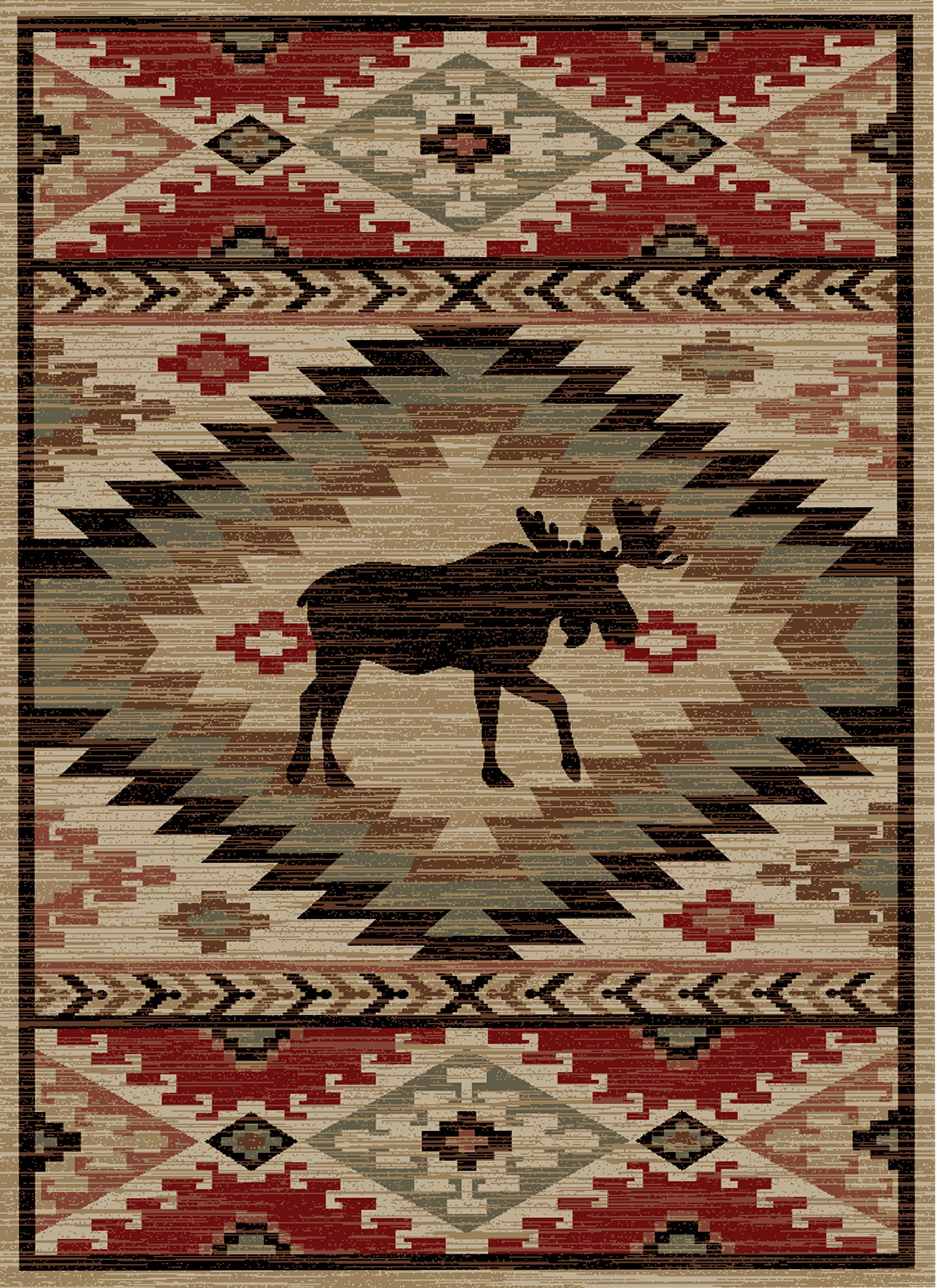 Lodge King High Country Multi Area Rug