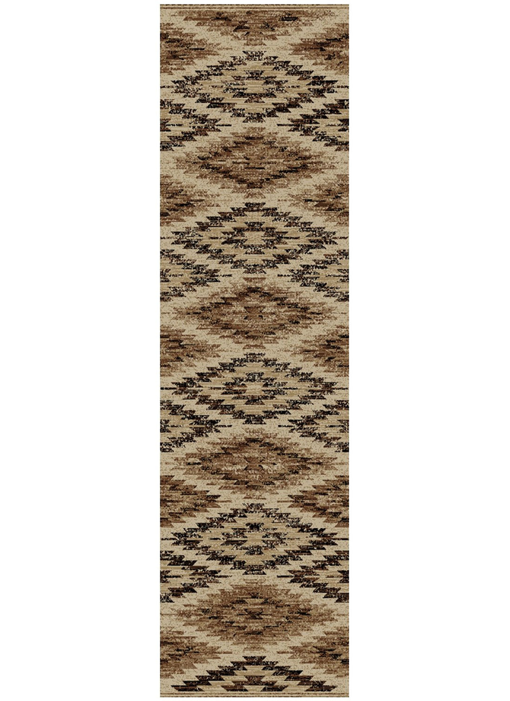 Lodge King Las Cruces Brown Area Rug