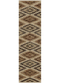 Lodge King Las Cruces Brown Area Rug