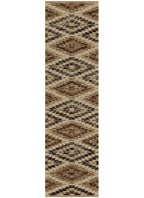 Lodge King Las Cruces Brown Area Rug