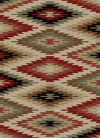 Lodge King Las Cruces Beige Area Rug