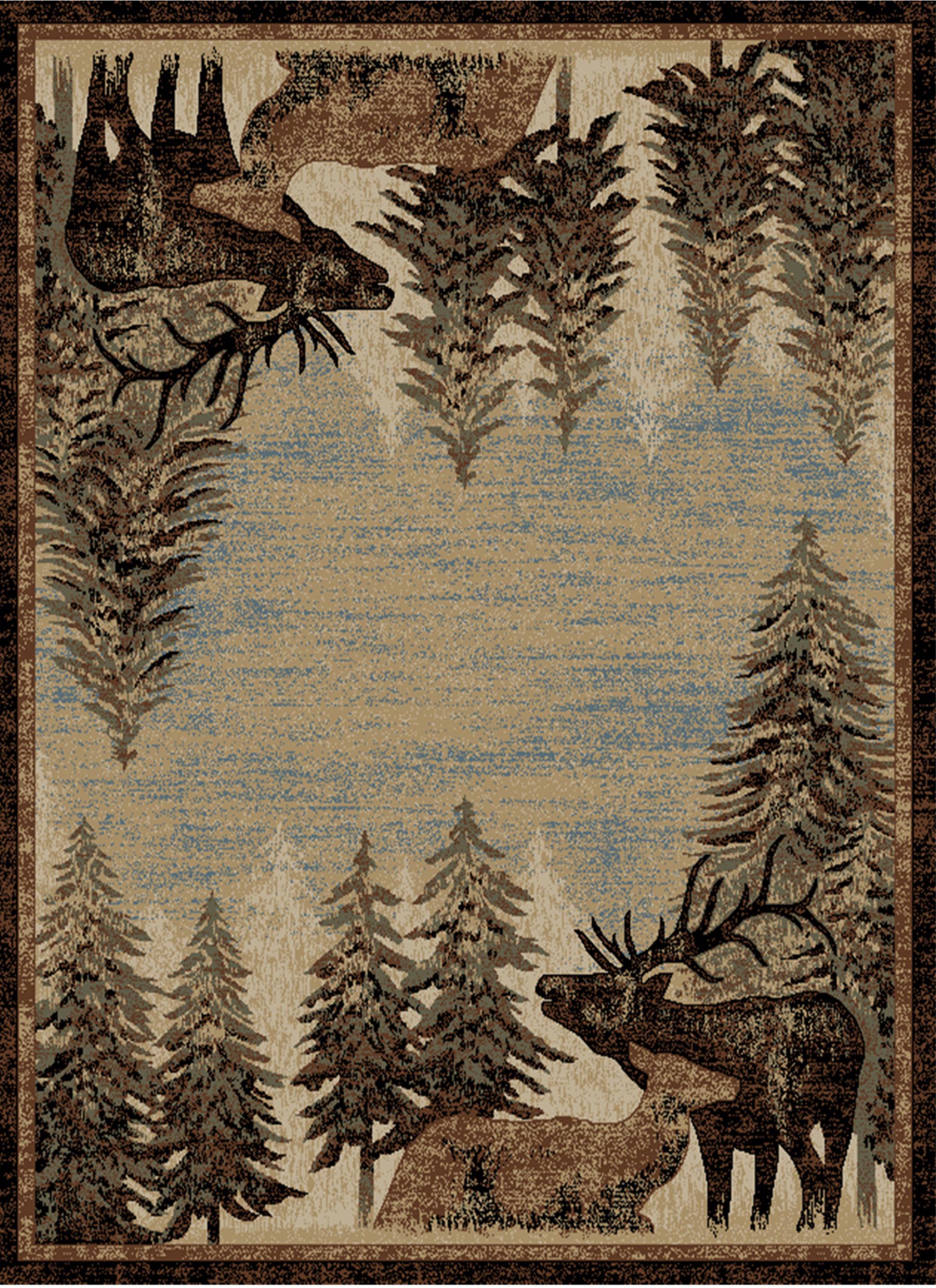 Lodge King Timberland Multi Area Rug