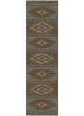 Lodge King Diamond Head Blue Area Rug