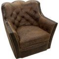 Saloon Tufted Swivel Glider