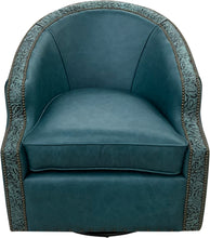 Load image into Gallery viewer, Aqua Serentiy Barrel Swivel Chair