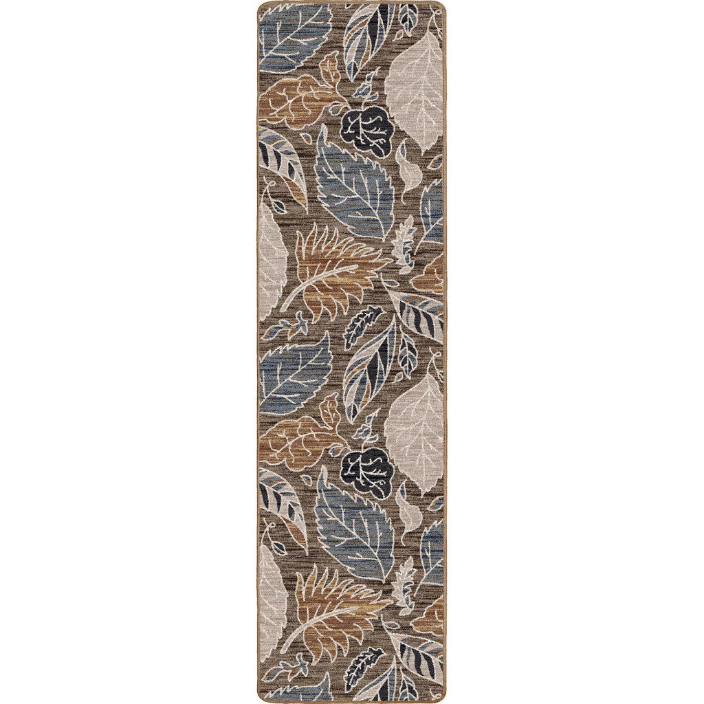 Image of an area rug, Leaves - Suede