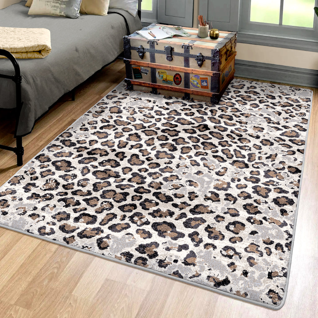 Image of an area rug, Leopard Lounge - Natural