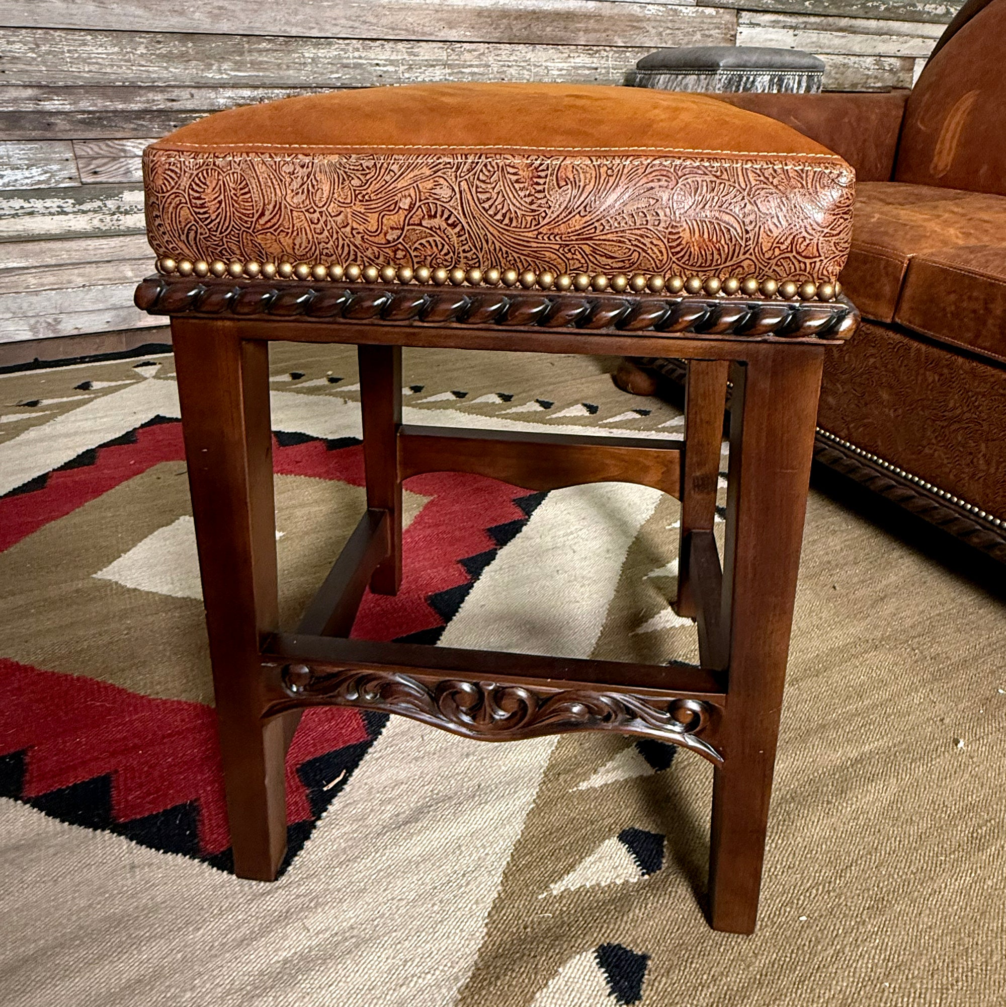 Longhorn Couch with Built in Bar
