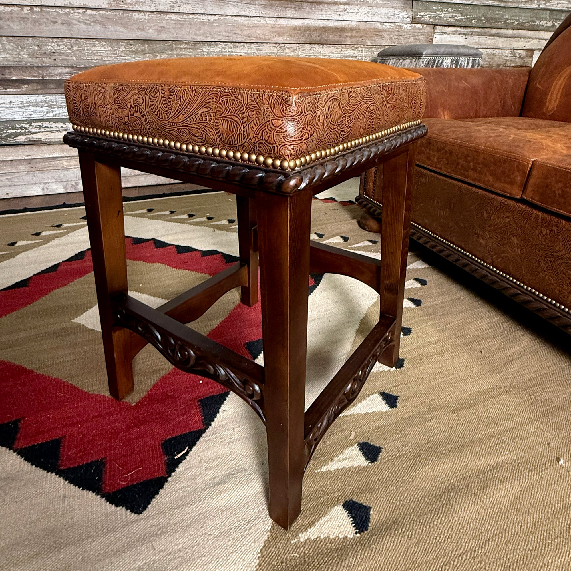 Longhorn Couch with Built in Bar