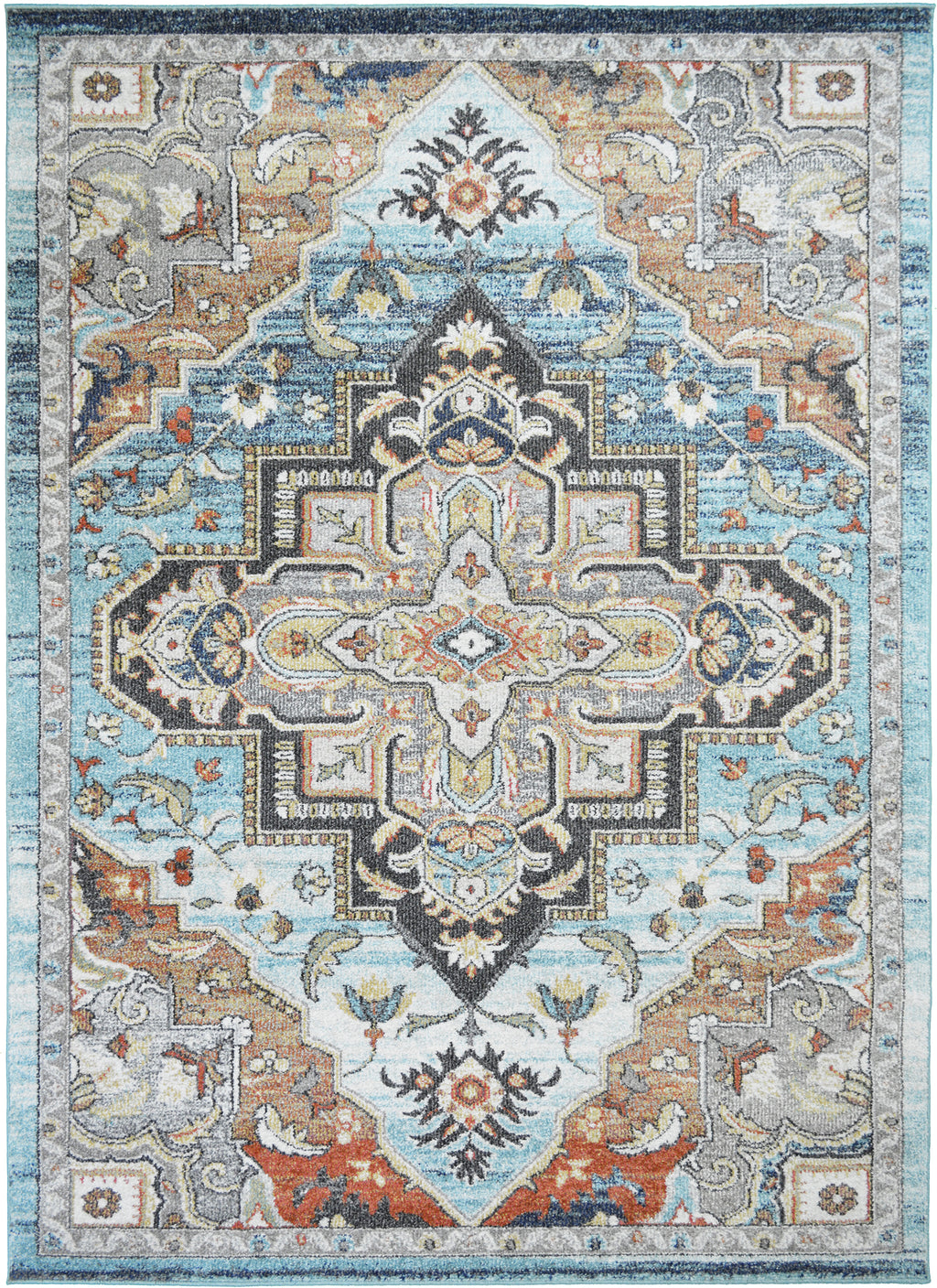 Monaco Leila Blue Area Rug
