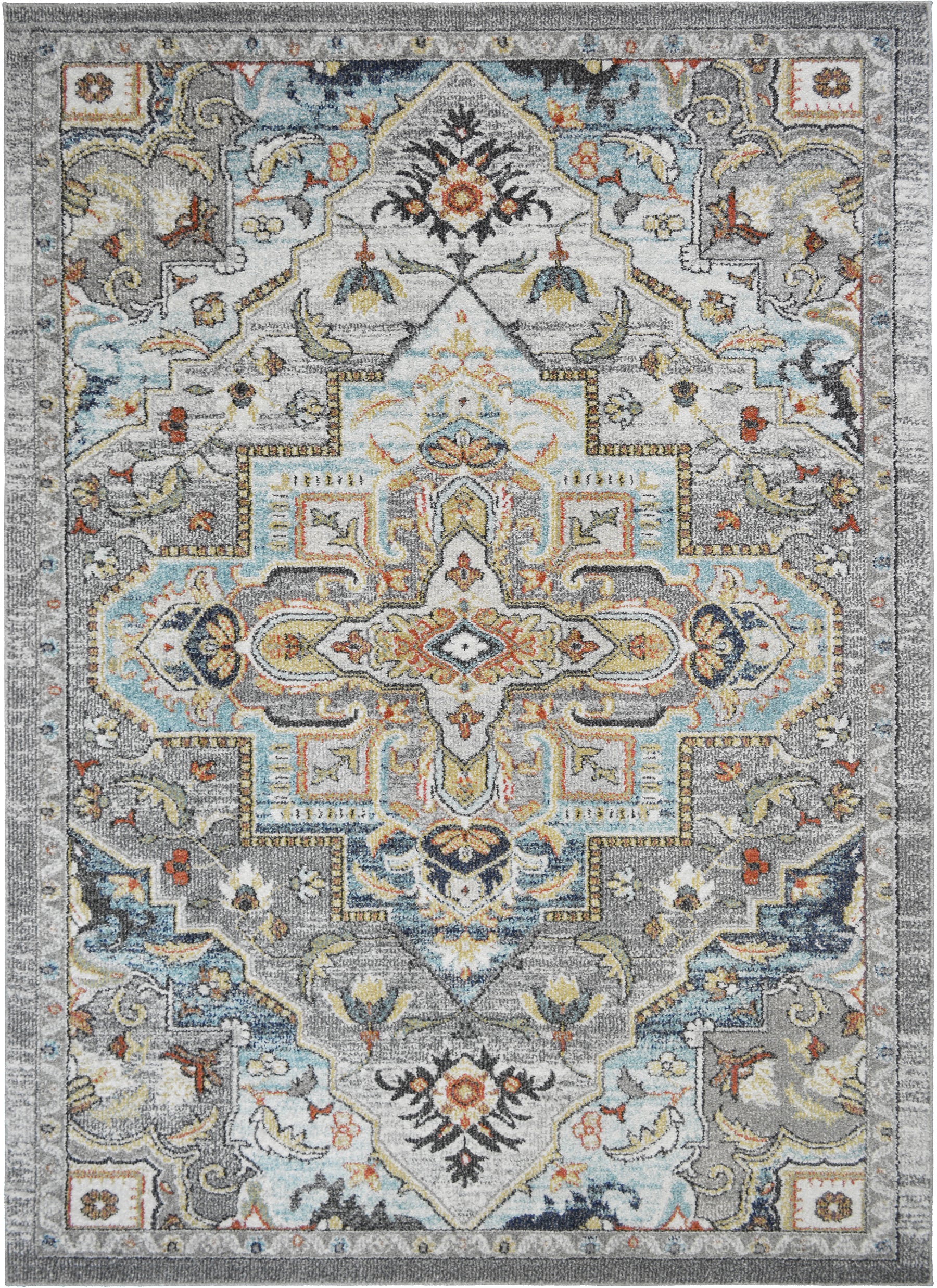 Monaco Leila Gray Area Rug