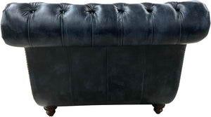 Balmorhea Double Western Tufted Leather Chaise Lounge