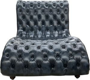 Balmorhea Double Western Tufted Leather Chaise Lounge