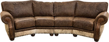 Load image into Gallery viewer, Cognac Valley Curved Sectional