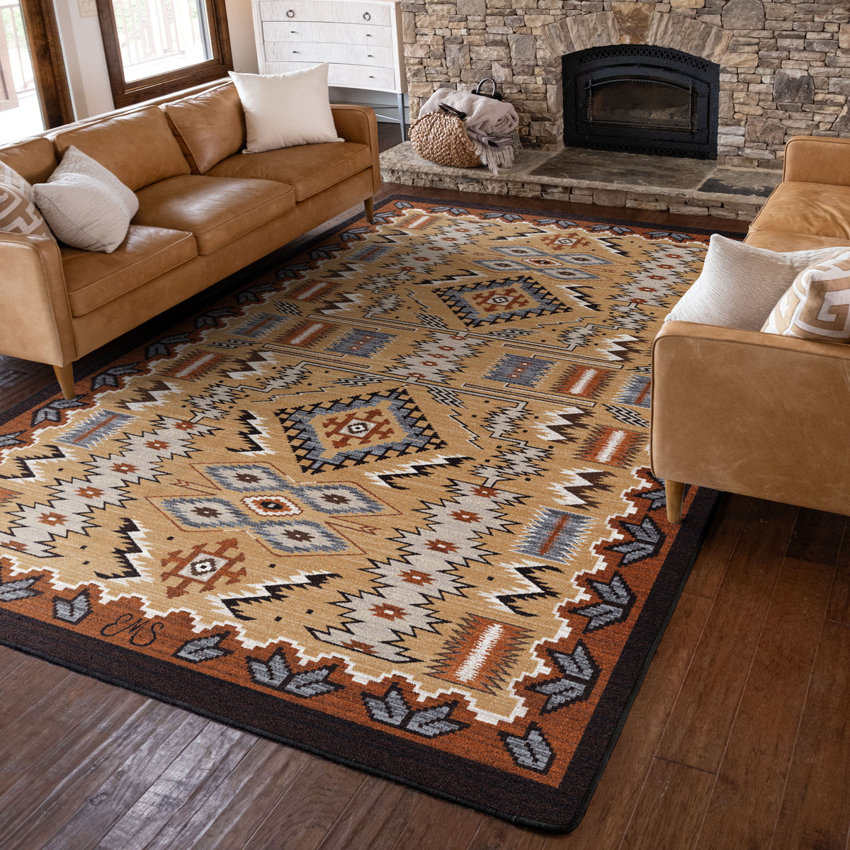 Image of an area rug, My Magnificent Blessing - Russet