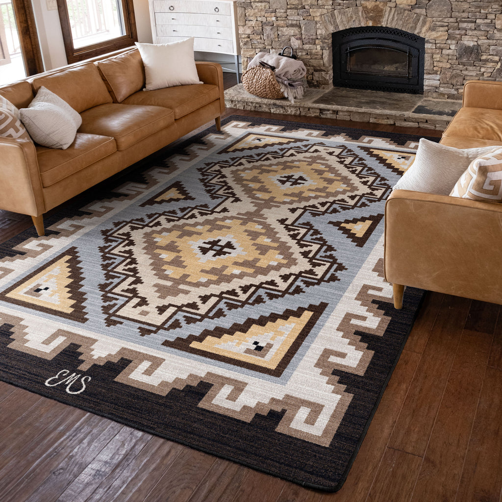 Image of an area rug, My Mother's Teaching - Corn Pollen