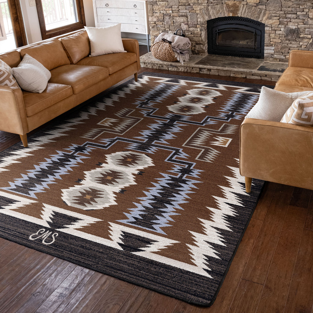 Image of an area rug, Natural Beauty - Rain