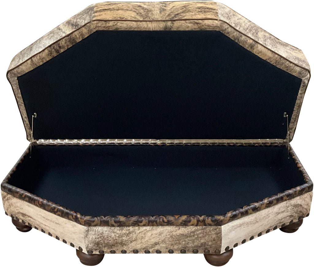 Dakota Conversational Storage Ottoman 1/2