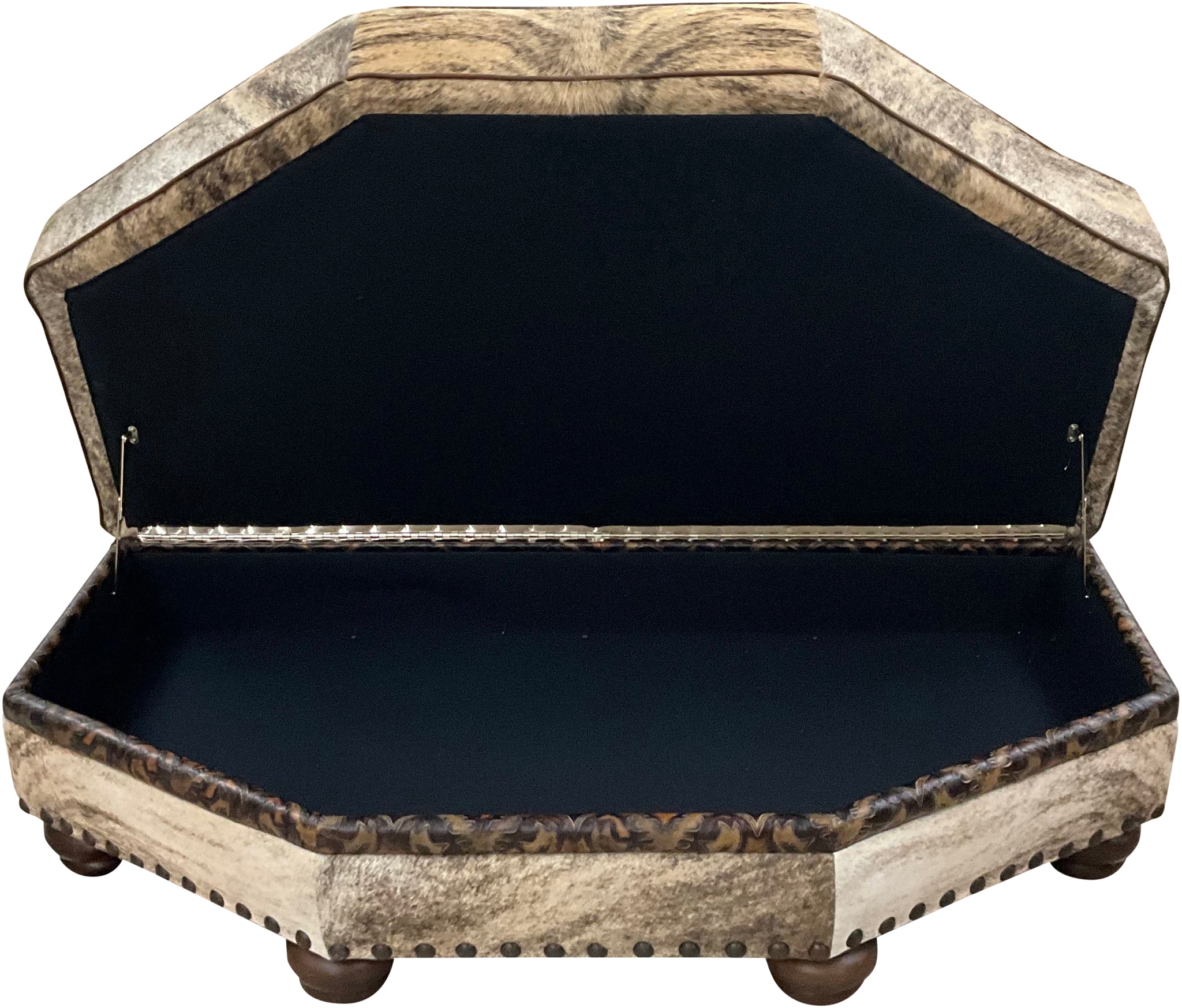 Dakota Conversational Storage Ottoman 1/2