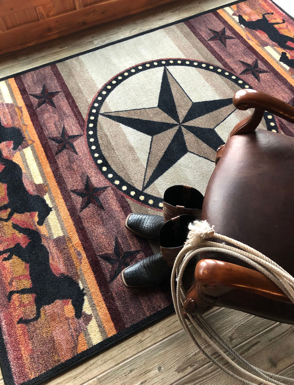 Image of an area rug, Night Stampede - Desert