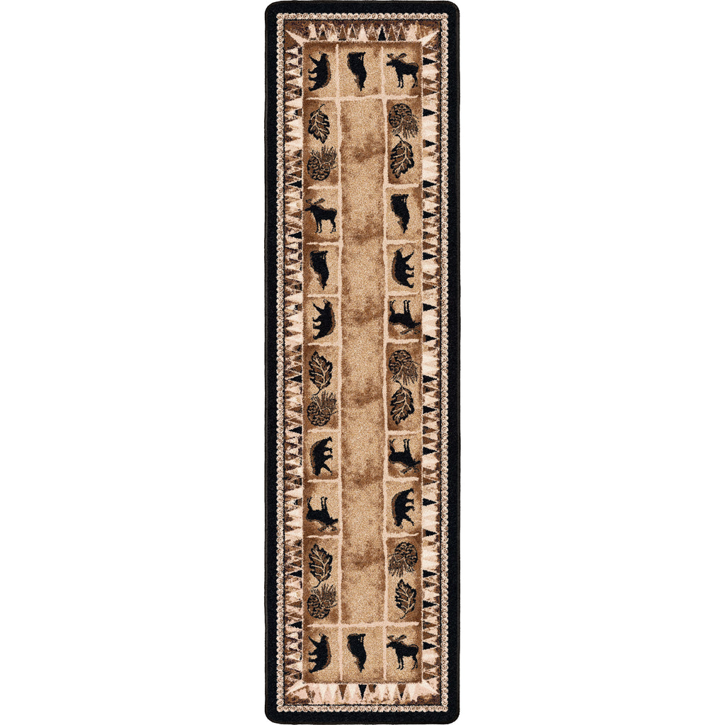 Image of an area rug, Northern Wildlife - Brown Shades