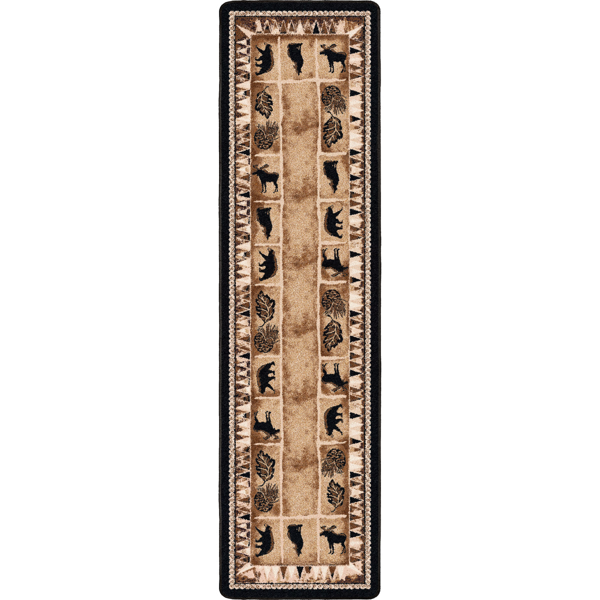 Image of an area rug, Northern Wildlife - Brown Shades