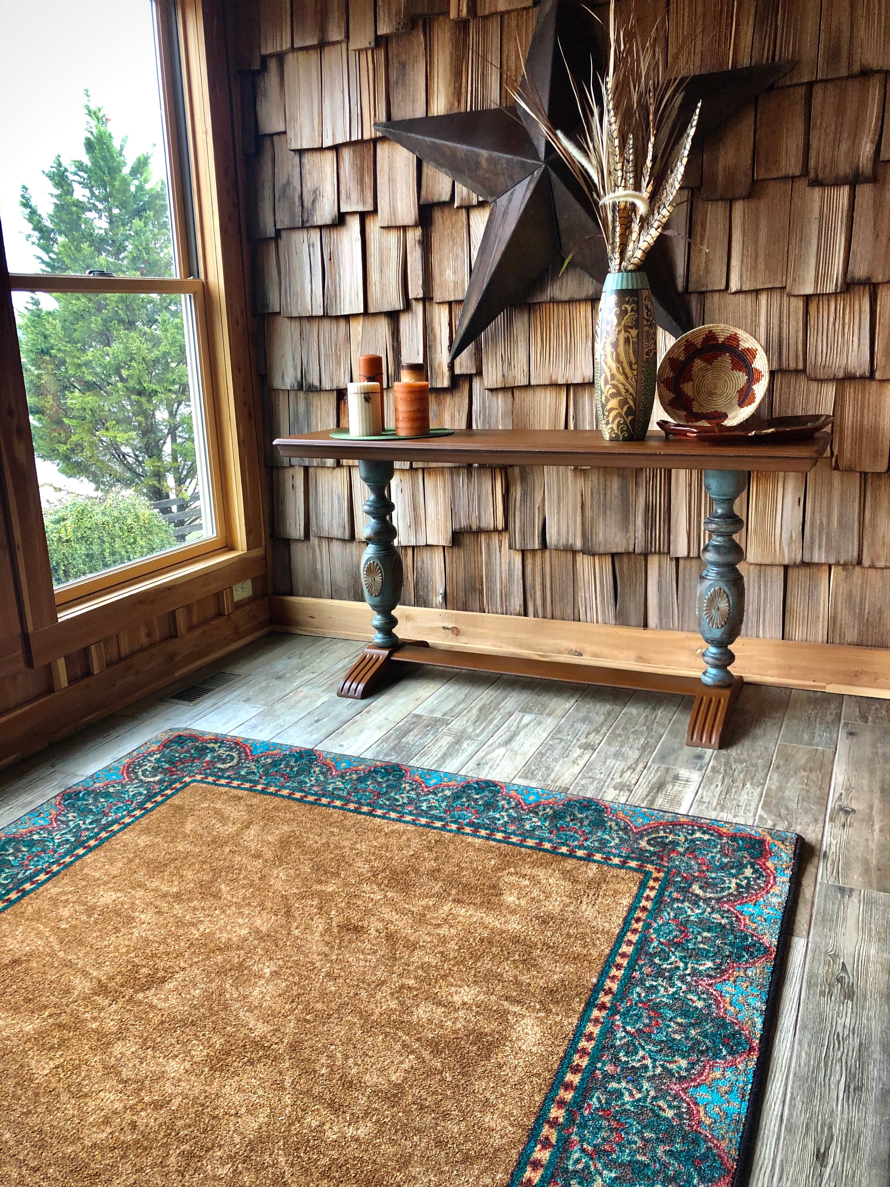 Image of an area rug, Nubuck - Cognac