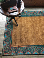 Image of an area rug, Nubuck - Cognac