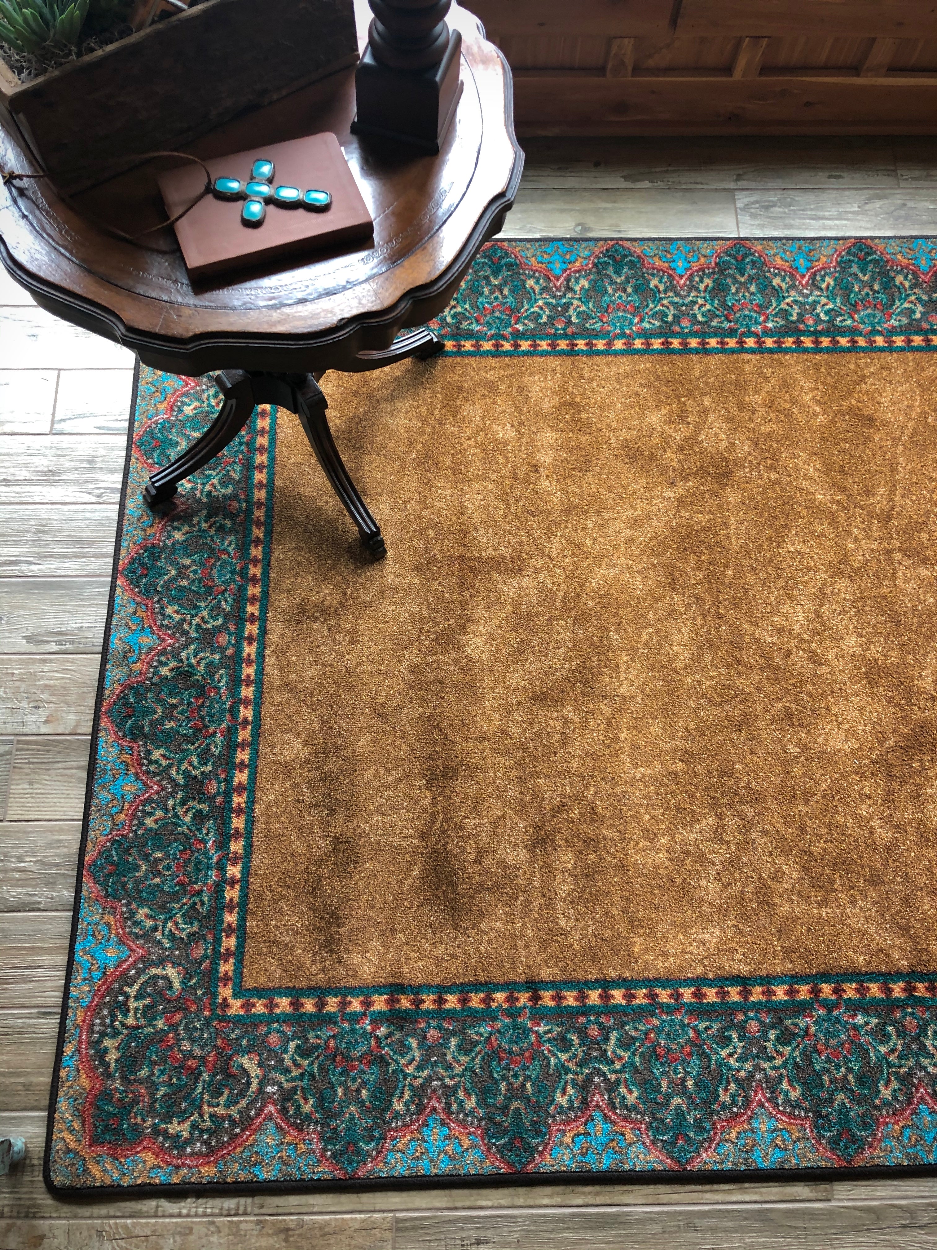 Image of an area rug, Nubuck - Cognac