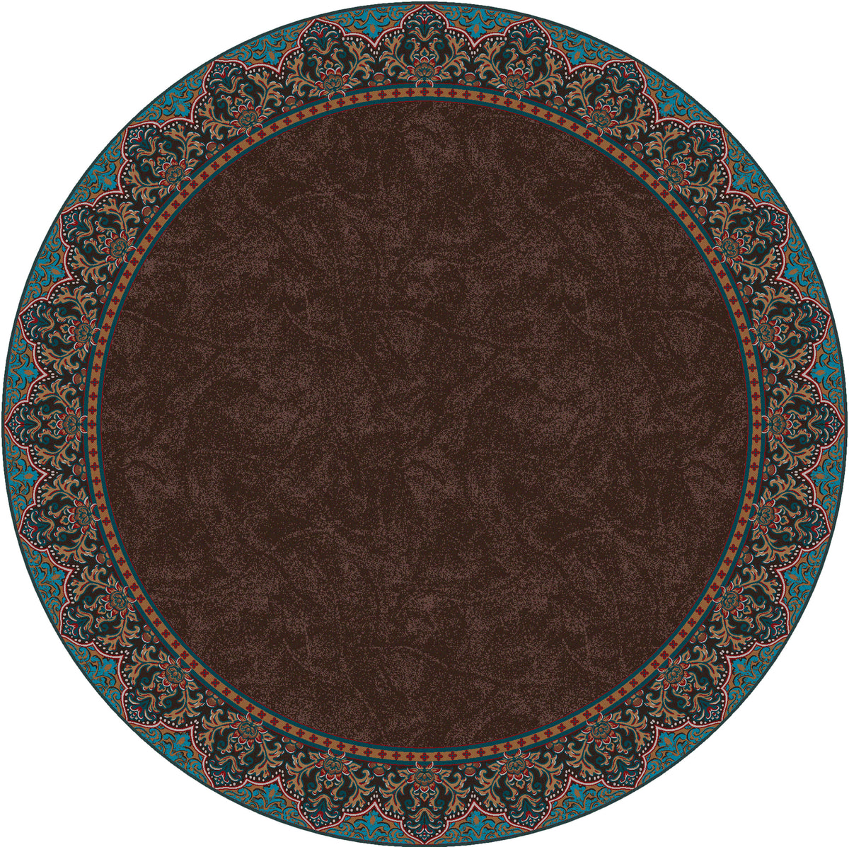 Image of an area rug, Nubuck - Dark Chocolate