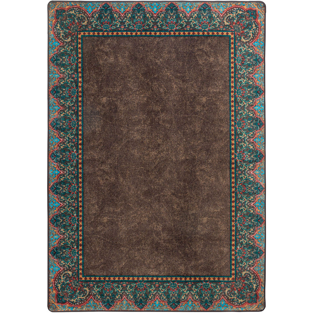 Image of an area rug, Nubuck - Dark Chocolate