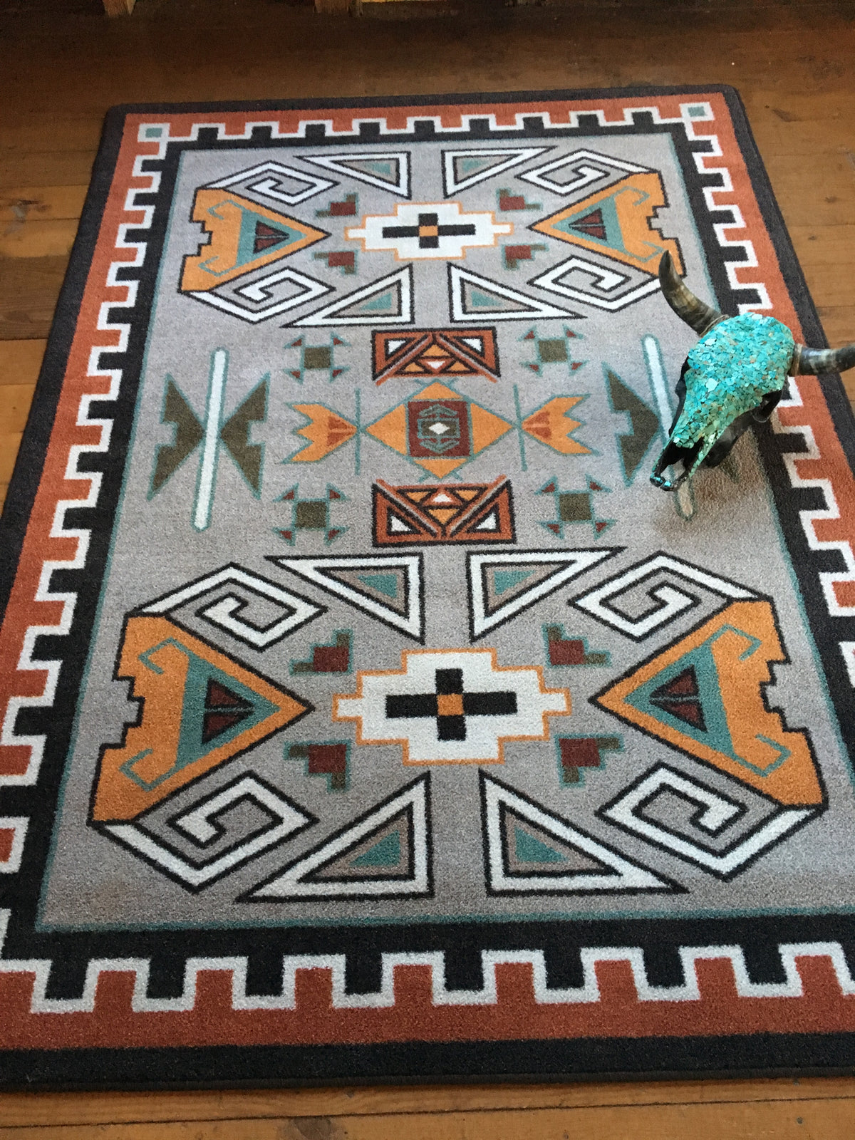 Image of an area rug, Four Rams OKA - Rust