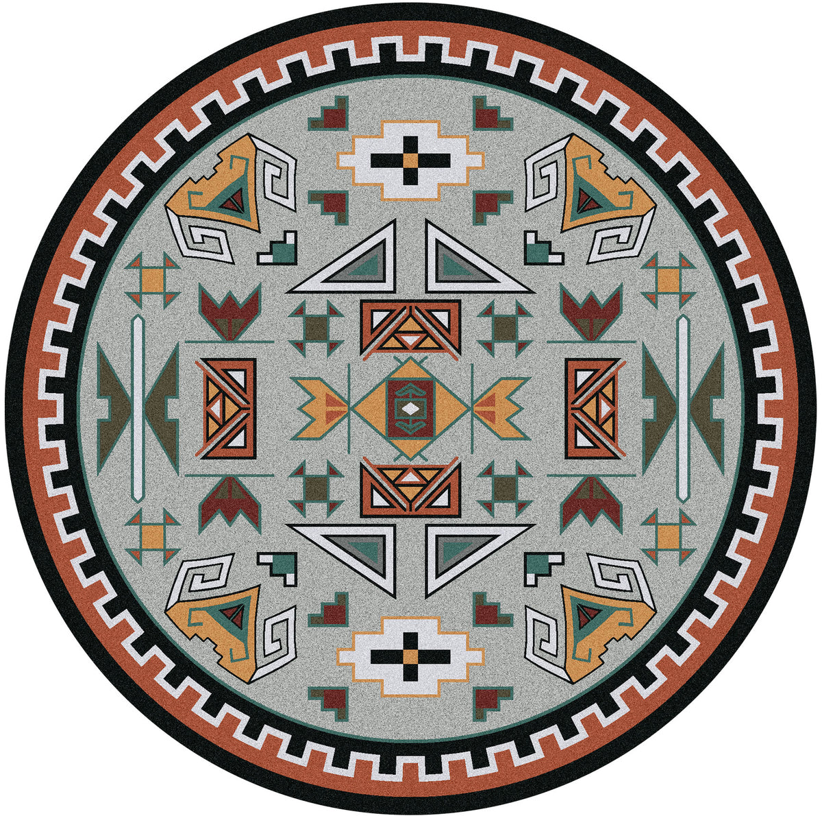 Image of an area rug, Four Rams OKA - Rust