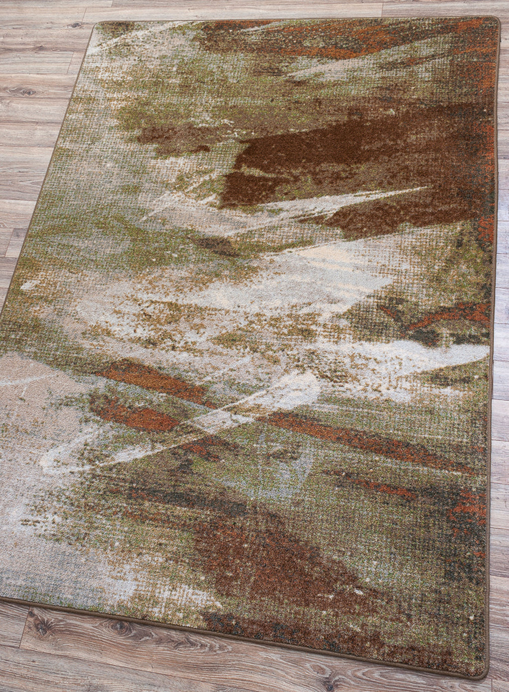 Image of an area rug, Wasteland OKA - Earth
