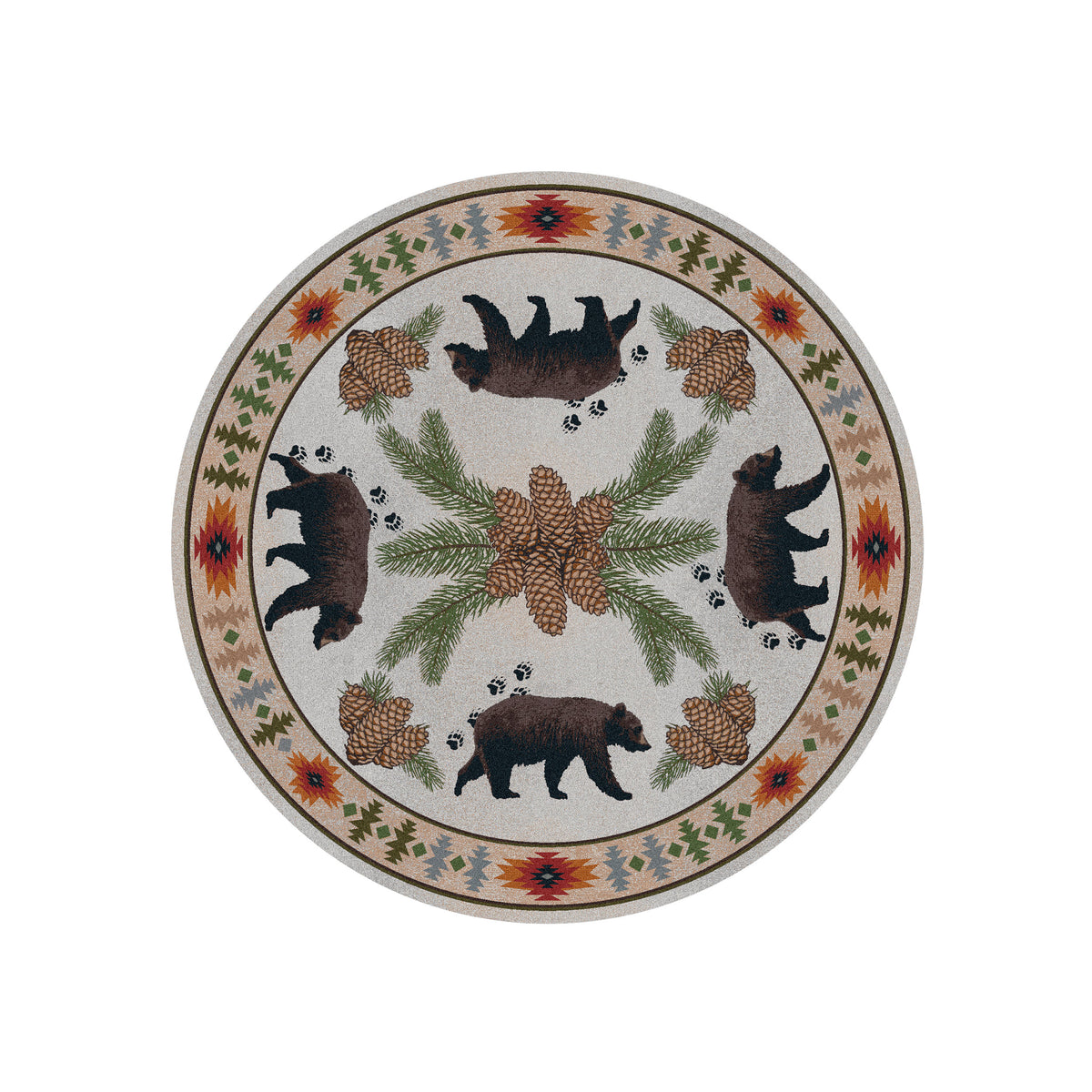 Image of an area rug, Camp Woodhaven OKA - Natural