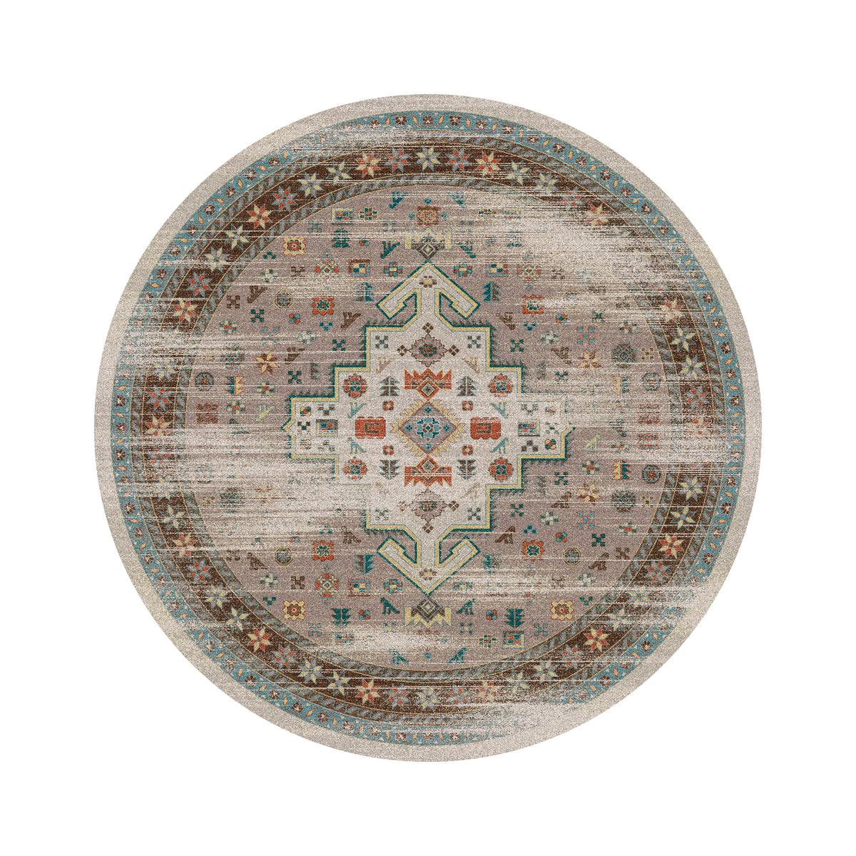 Image of an area rug, Persian Version OKA - Light Distressed