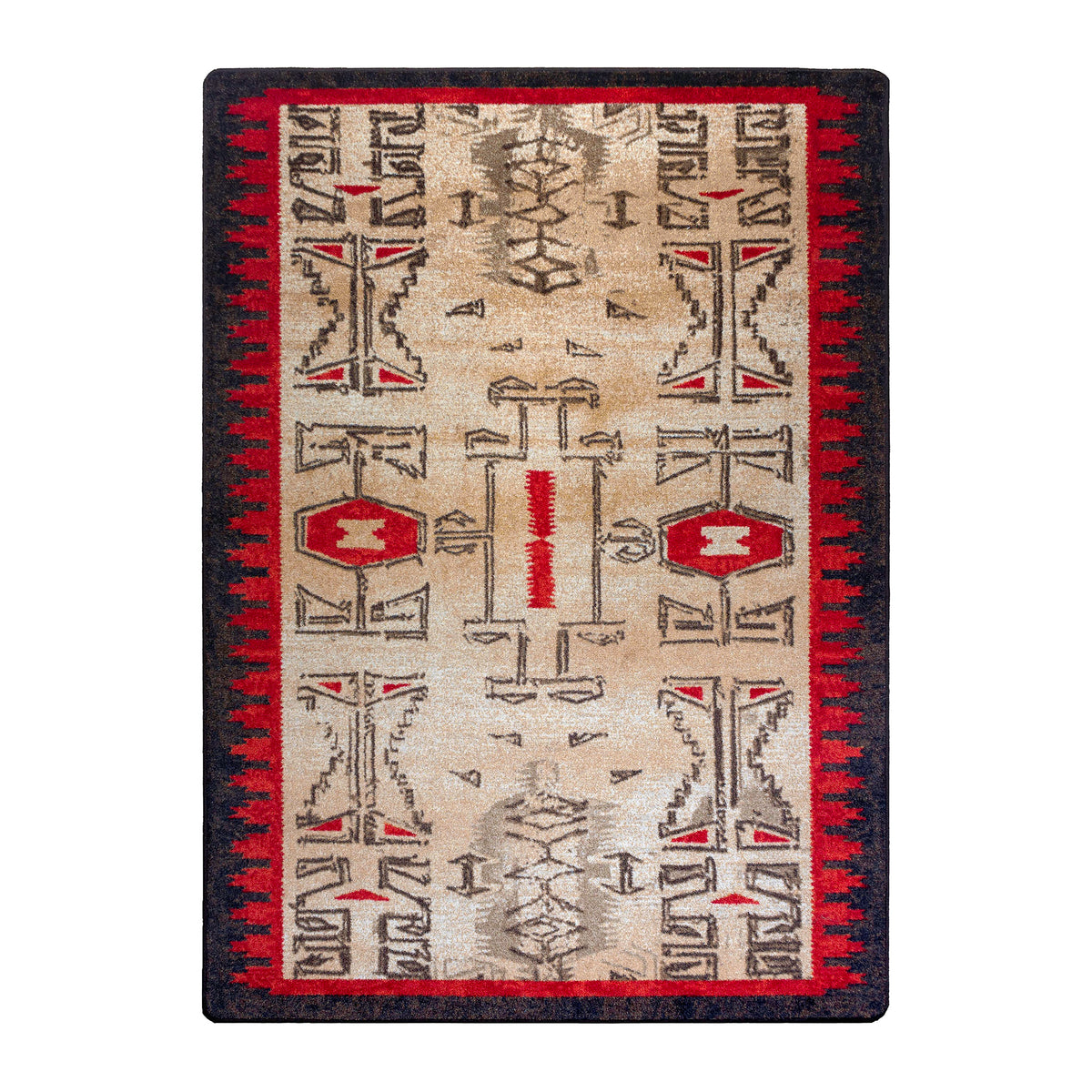 Image of an area rug, Teec Nos Crush OKA - Red