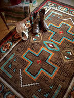 Image of an area rug, Saw Tooth OKA - Mojave Sunset
