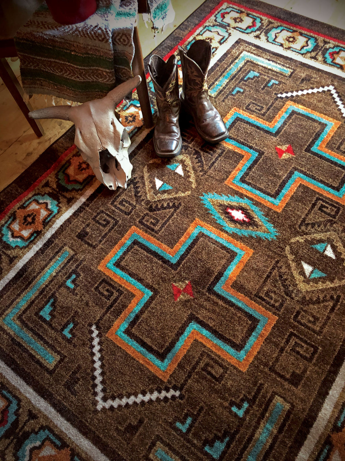 Image of an area rug, Saw Tooth OKA - Mojave Sunset