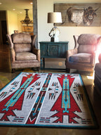 Image of an area rug, Horse Thieves OKA - Electric
