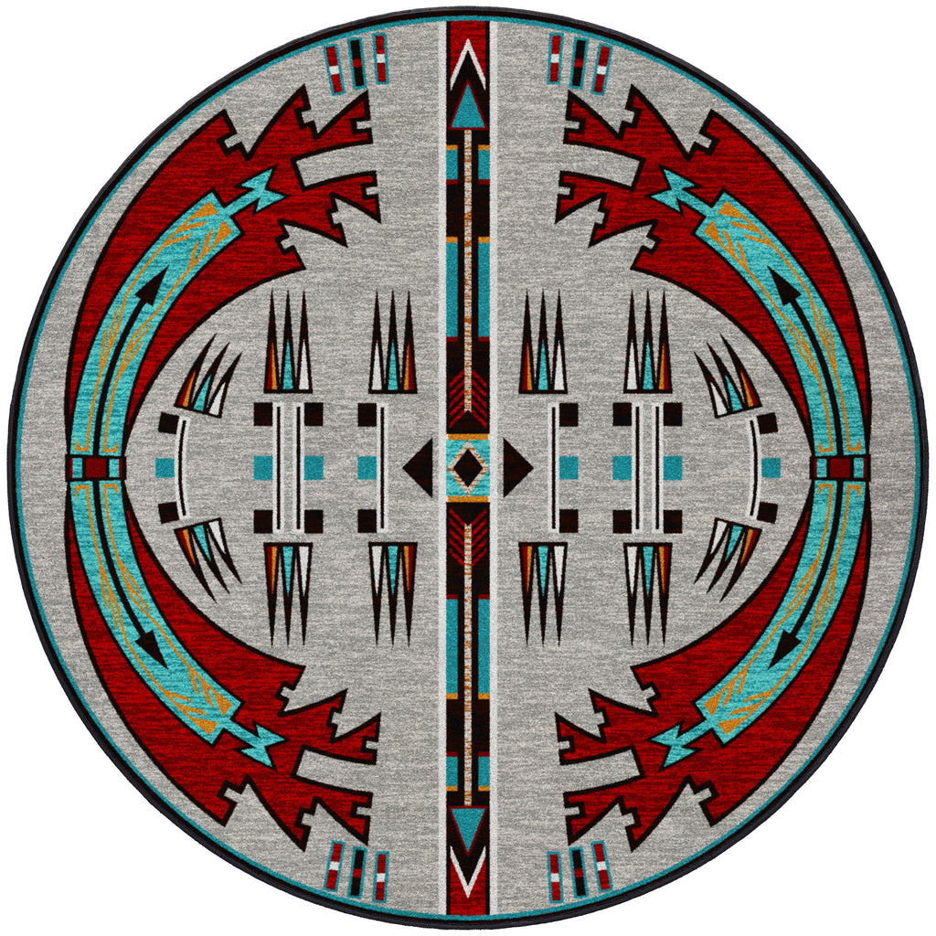 Image of an area rug, Horse Thieves OKA - Electric