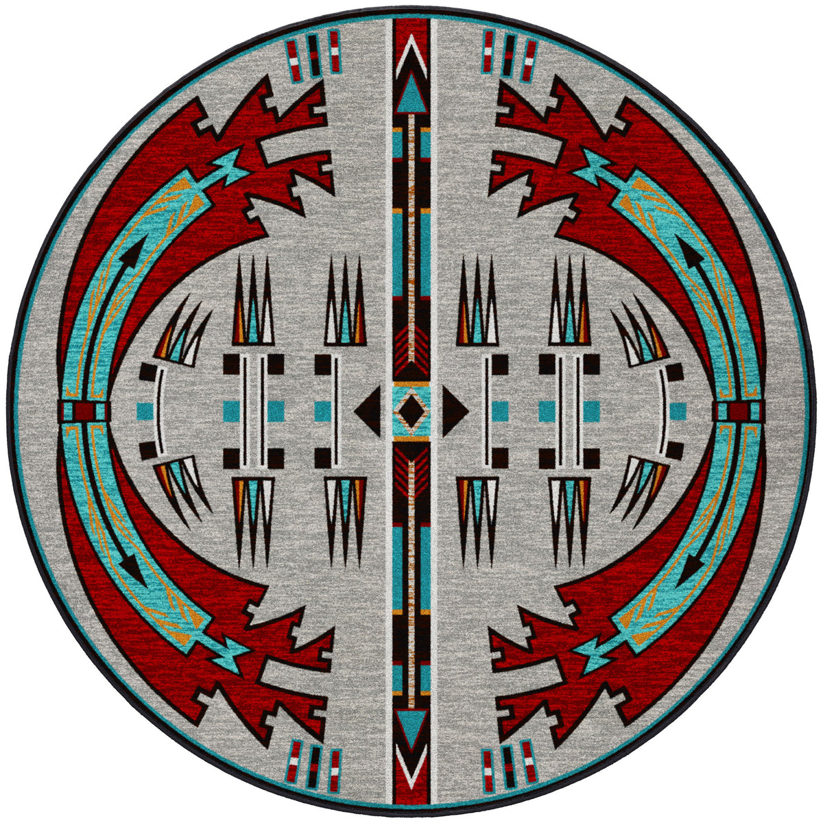 Image of an area rug, Horse Thieves OKA - Electric