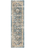 Oxford Castle Blue Area Rug