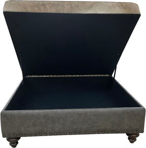 Mesa Rock 4' x 4' Storage Ottoman