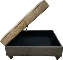 Load image into Gallery viewer, Mesa Rock 4&#39; x 4&#39; Storage Ottoman